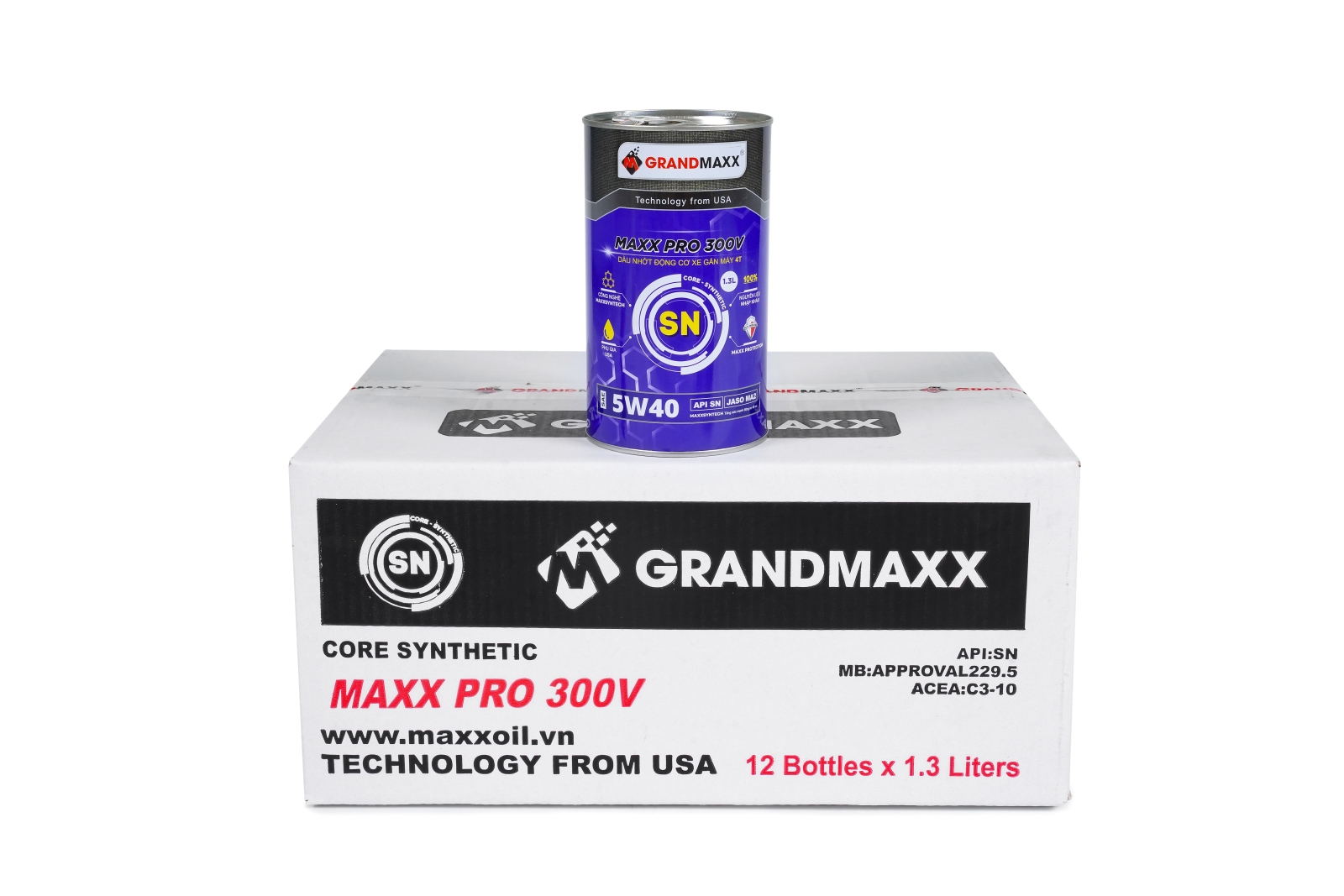 MAXX PRO 300V - DẦU NHỜN ĐỘNG CƠ XE MÁY CAO CẤP