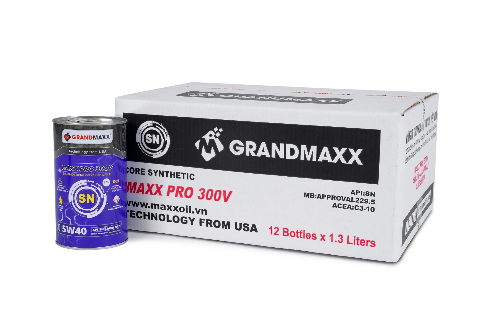 MAXX PRO 300V - DẦU NHỜN ĐỘNG CƠ XE MÁY CAO CẤP