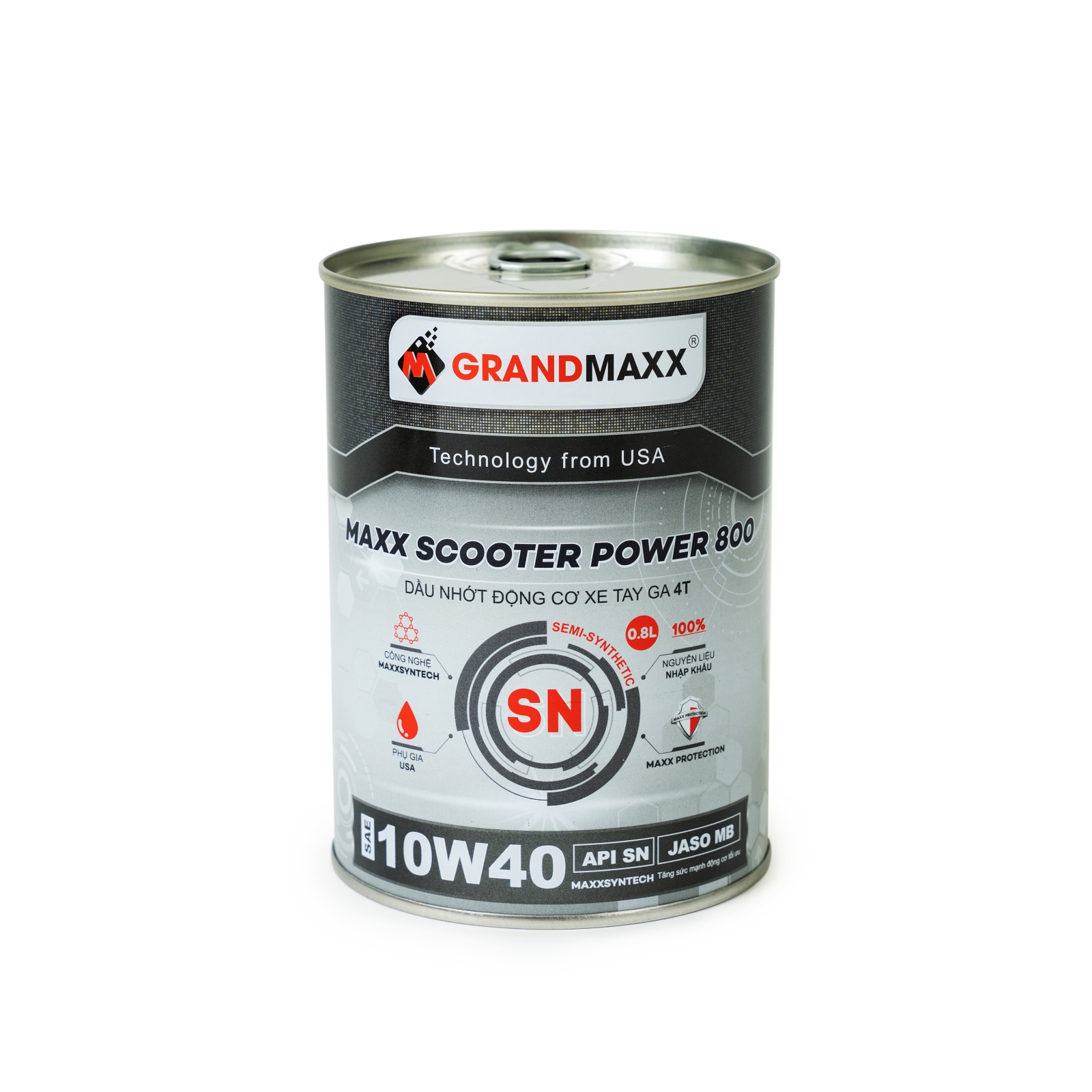 Maxx Scooter Power 800 - DẦU NHỜN ĐỘNG CƠ XE TAY GA